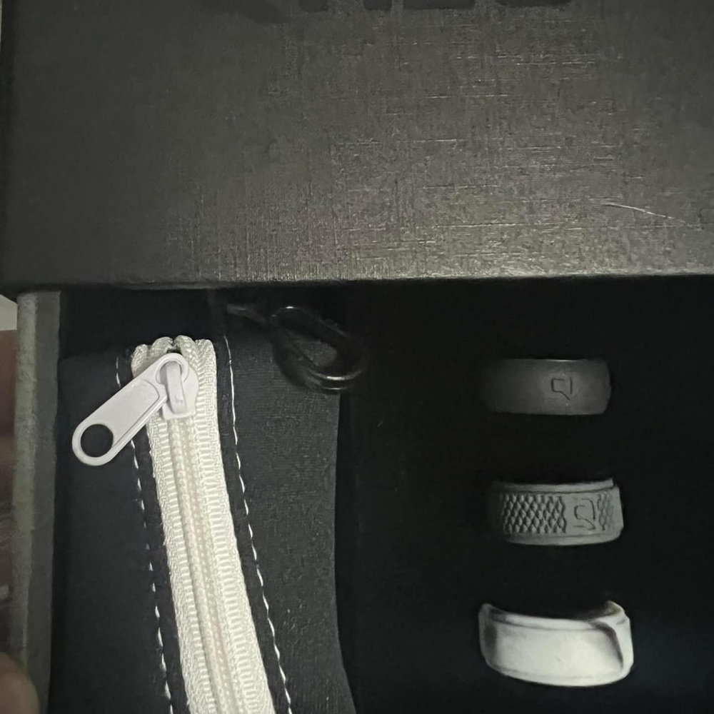 New in box set of three silicone wedding bands